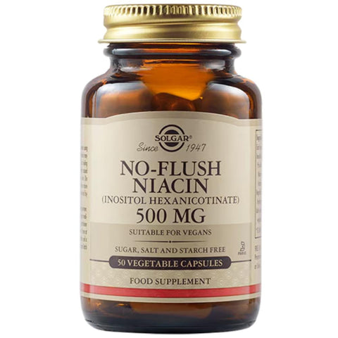 Solgar No-Flush Niacin 500mg