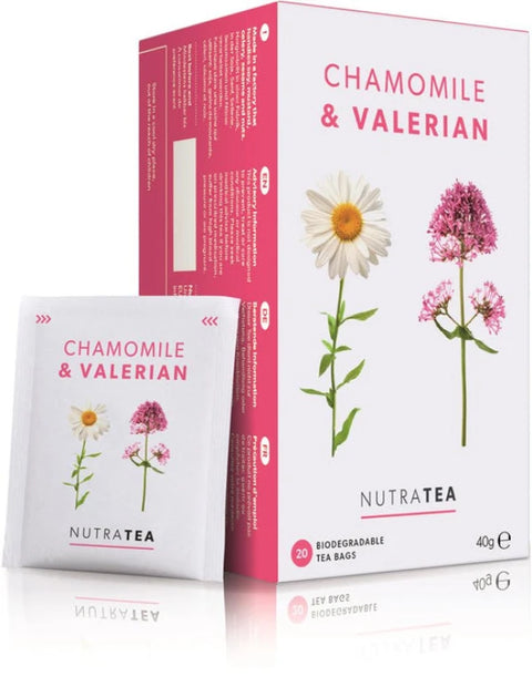 Nutra Tea Chamomile & Valerian Ποιοτικός Ύπνος 20 Φακελίσκοι