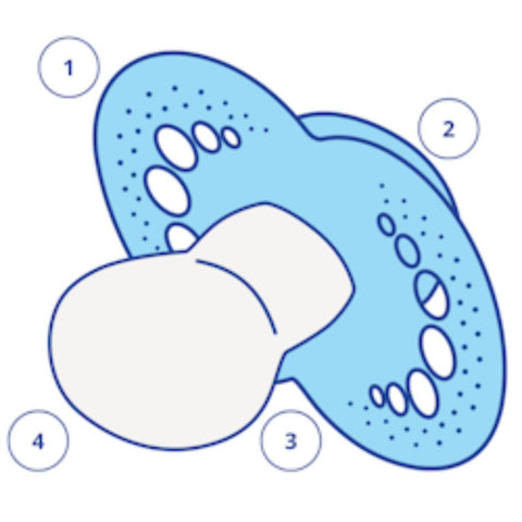 mam Original Unprinted Πιπίλα Σιλικόνης 6-16m