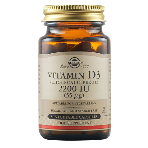 Solgar VIT.D - 2200 IU Veg. Caps 50s
