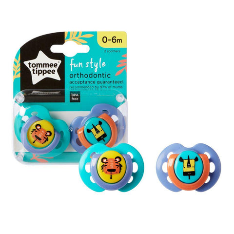 Tommee Tipee Fun Style Soother 0-6m