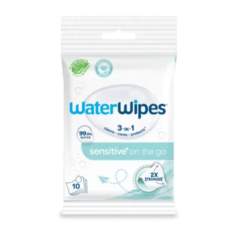 Water Wipes Sensitive+ Οn The Go