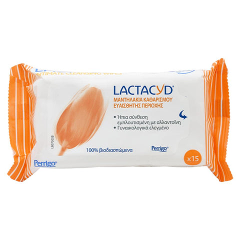 Lactacyd Intimate Wipes- Υγρά Μαντηλάκια καθαρισμού
