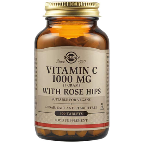 Solgar Vitamin C 1000mg with Rose Hips