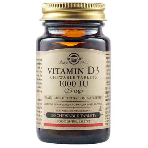 Solgar Vitamin D3 1000IU (25μg)