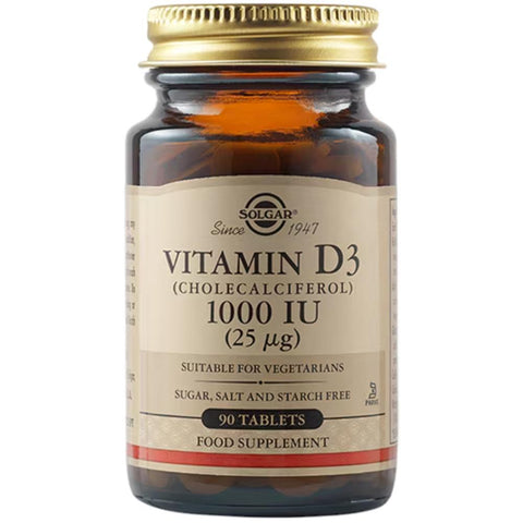 Solgar Vitamin D3 (Cholecalciferol) 1000 IU 25mg