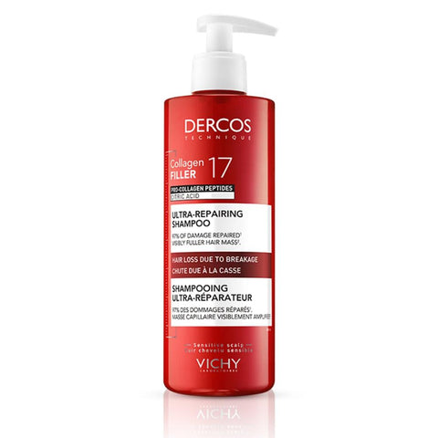 Vichy Dercos Collagen 17 Filler Shampoo- Ενδυνάμωση Μαλλιων