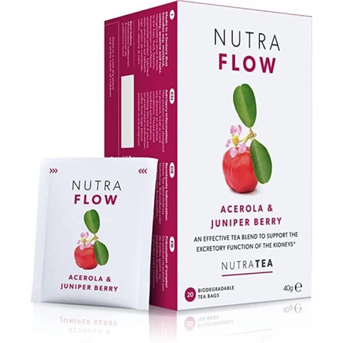 Nutra Flow Tea with Acerola & Juniper Berry, 20 Φακελίσκοι