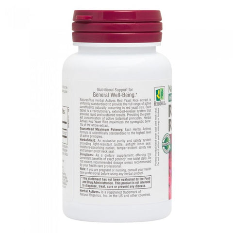 NaturesPlus Red Yeast Rice 600mg