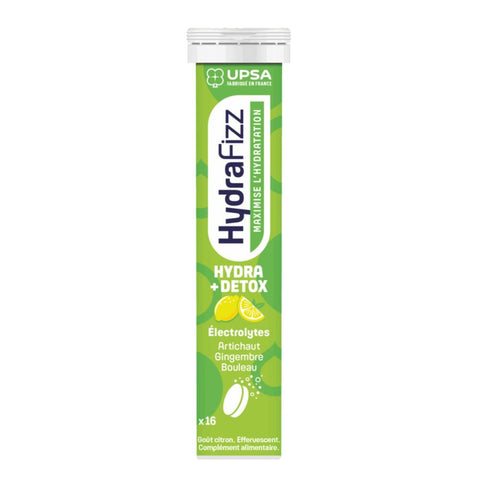UPSA HydraFizz Hydra + Detox Ηλεκτρολύτες με Γεύση Λεμόνι