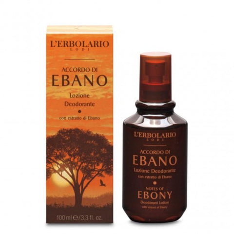 L'Erbolario Αποσμητική Λοσιόν Accordo di Ebano 100ml