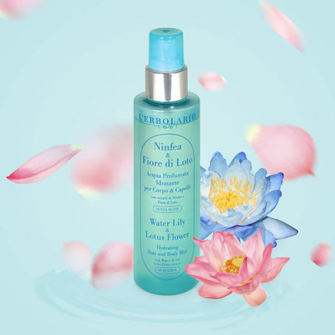 L'Erbolario Hair & Body Mist Water Lily & Lotus Flower