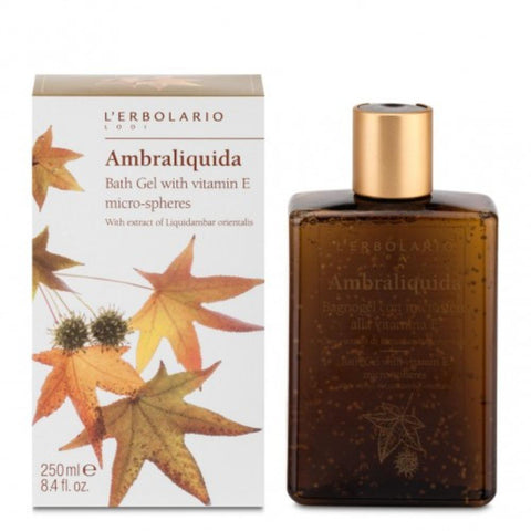 L'Erbolario Ambraliquida Bath Gel Vitamin E