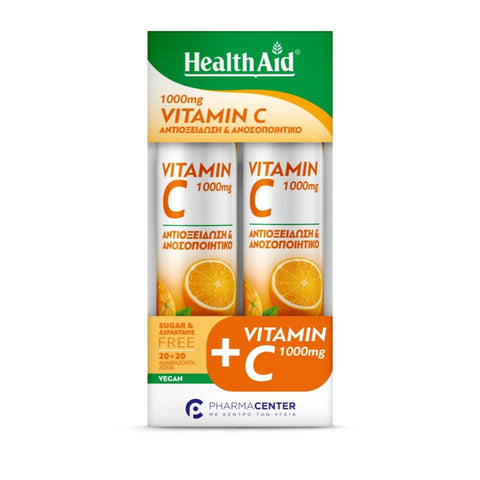 Health Aid Vitamin C 1000mg + Vitamin C 1000mg
