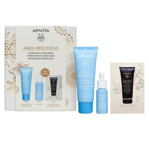 Apivita Aqua Beelicious Απαλή Κρέμα Ενυδάτωσης Πλούσιας Υφής-Limited Edition