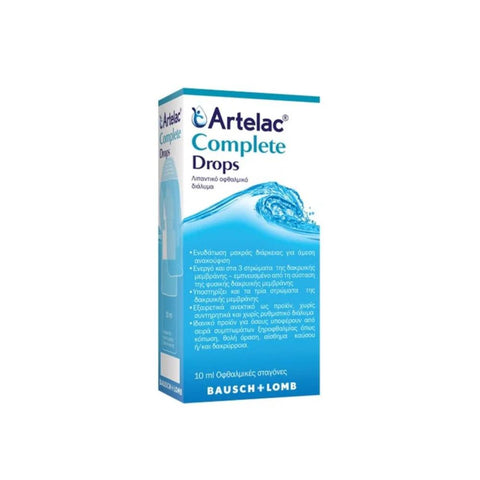 Bausch + Lomb Artelac Complete Drops-Λιπαντικό Οφθαλμικό Διάλυμα