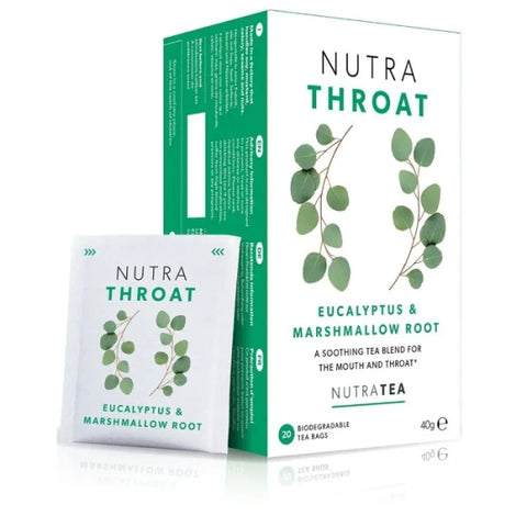 Nutra Throat Tea with Eucalyptus & Marshmallow Root, 20 Φακελίσκοι