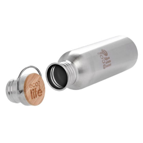 Eco Life Bamboo Stainless Steel-Ανοξείδωτο Μπουκάλι