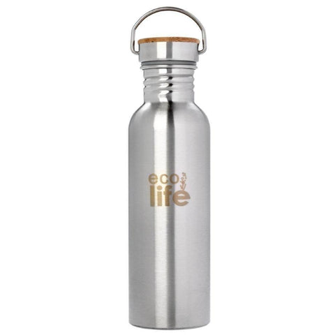 Eco Life Bamboo Stainless Steel-Ανοξείδωτο Μπουκάλι