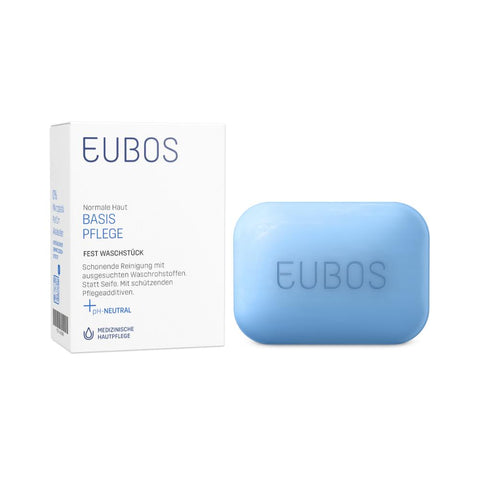 Eubos Solid Washing Bar Blue Normal Skin