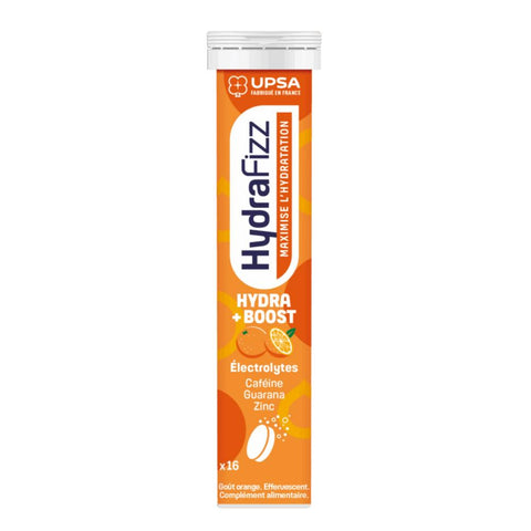 UPSA HydraFizz Hydra + Boost Ηλεκτρολύτες με Γεύση Πορτοκάλι