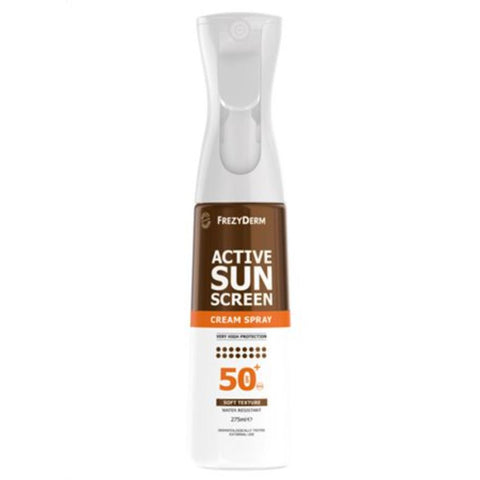 Frezyderm Active Sun Screen Cream Spray SPF50+ NEW
