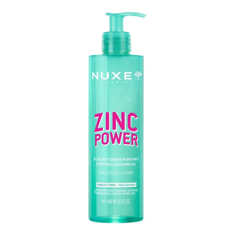 Nuxe Zinc Power Purifying Cleansing Gel for Face & Body-NEW