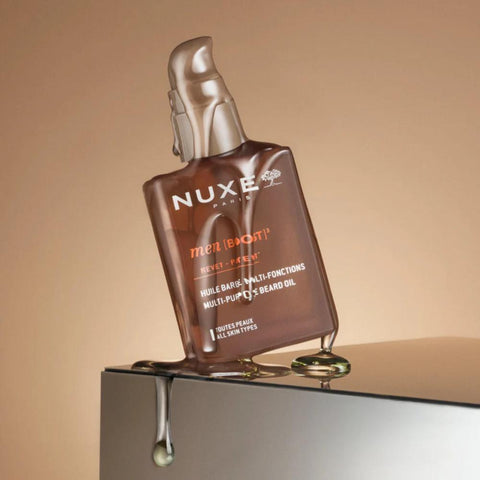 Nuxe Men Boost Multi-Purpose Beard Oil-Λάδι Πολλαπλών Λειτουργιών για Γένια