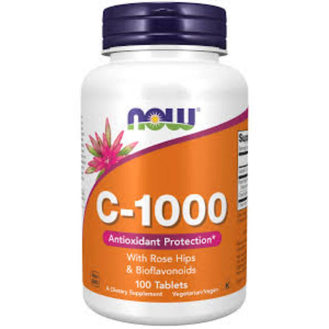 NOW Vitamin C-1000 with Rose Hips & Bioflavonoids