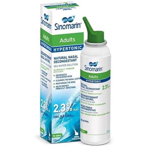 Sinomarin® Adults Hypertonic-Υπερτονο Φυσικο Ρινικο Αποσυμφορητικο
