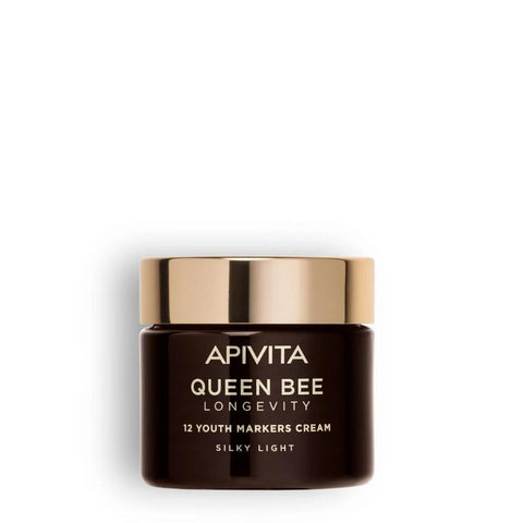 Apivita Queen Bee Longevity Silky Light 12 Youth Markers Cream-NEW