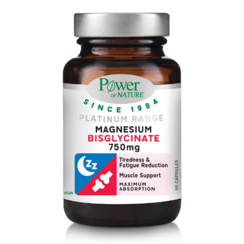 Power of Nature Platinum Range Magnesium Bisglycinate 750mg