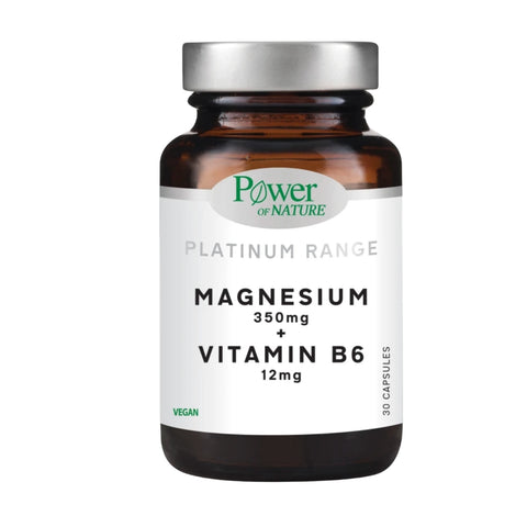 Power Health Platinum Range Magnesium 350mg + Vitamin B6 12mg
