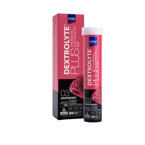 Intermed Dextrolyte Plus 03 Rasberry-Ηλεκτρολύτες