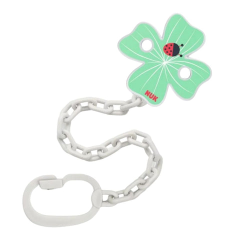 Nuk Pacifier Chain With Ring - Green Shamrock