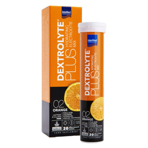 Intermed Dextrolyte Plus 02 Orange-Ηλεκτρολύτες