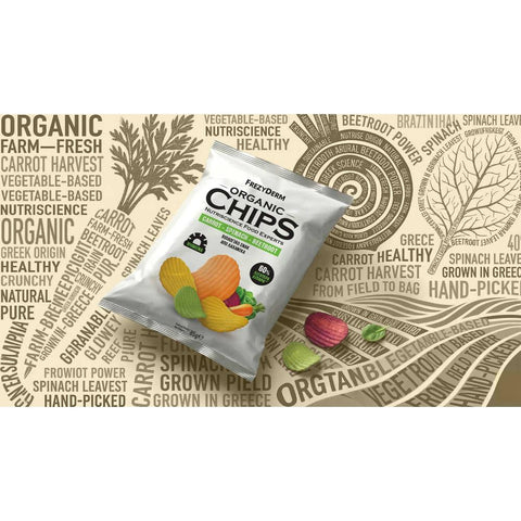 Frezyderm Organic Chips Carrot-Spinach-Beetroot