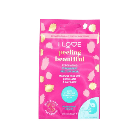 I LOVE Exfoliating Face Mask Peeling Beautiful