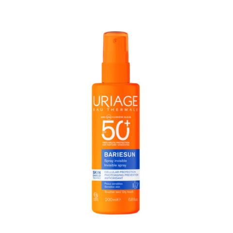 Uriage Bariesun Unscented Invisible Spray SPF50+ (χωρίς άρωμα)