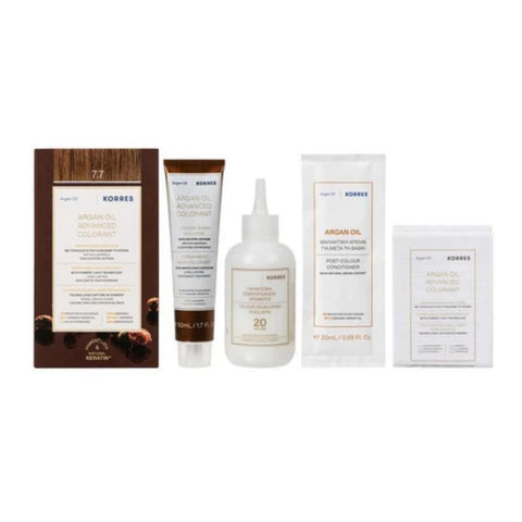 Korres Μόνιμη Βαφή Μαλλιών 7.7 Μόκα/ Mocha