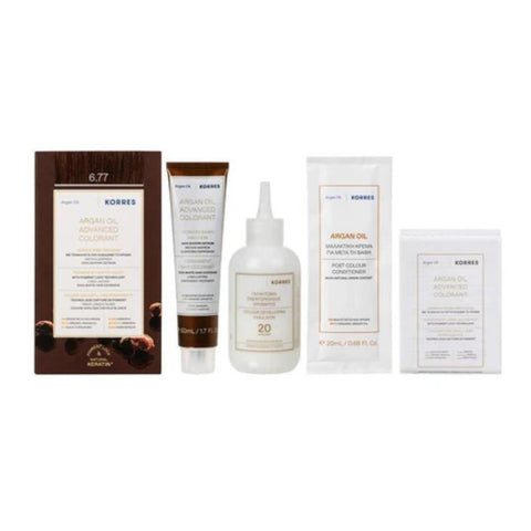 Korres Μόνιμη Βαφή Μαλλιών 6.77 Πραλίνα/ Gianduja