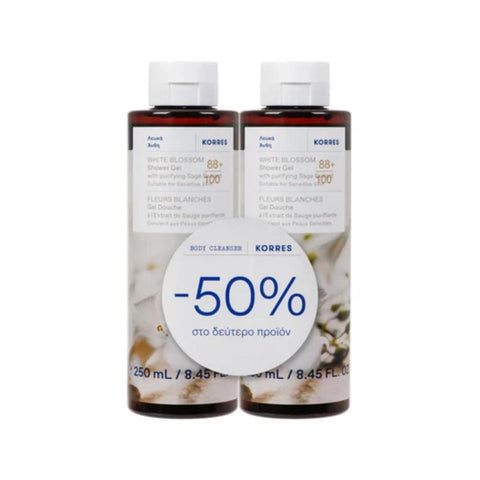 Korres White Blossom Shower Gel Λευκά Ανθη Limited Edition