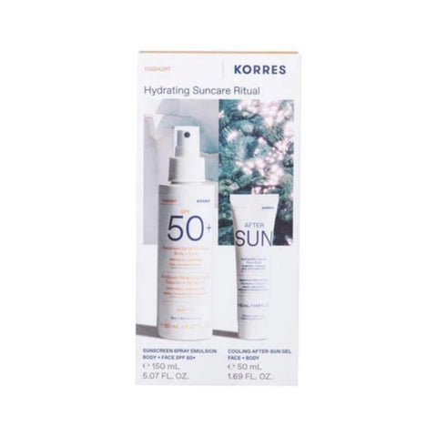 Korres Γιαούρτι Αντηλιακό Γαλάκτωμα Spray Σώματος & Προσώπου SPF50+ Hydrating Suncare Ritual