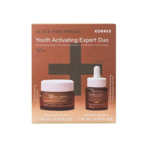 Korres Black Pine Primus Youth Activating Expert Morning Duo