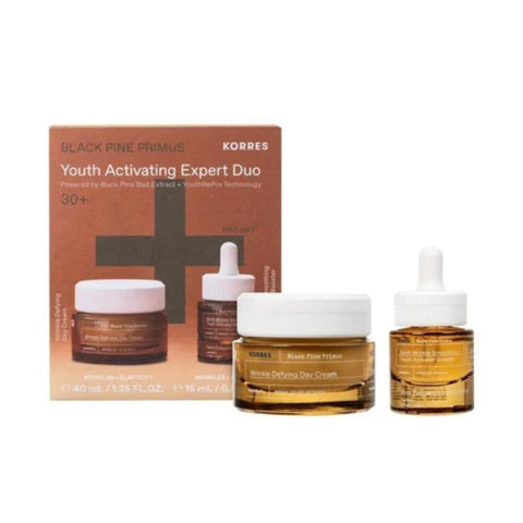 Korres Black Pine Primus Youth Activating Expert Morning Duo