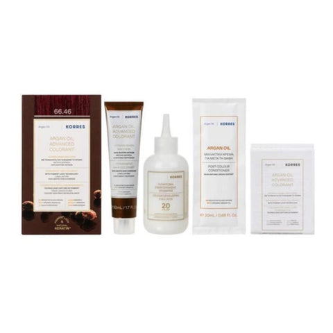 Korres Μόνιμη Βαφή Μαλλιών 66.46 Έντονο Κόκκινο Βουργουνδίας/Intense Burgundy Red