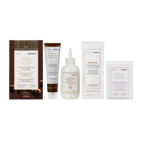Korres Μόνιμη Βαφή Μαλλιών 7.1 Ξανθο Σαντρέ/ Ash Blonde