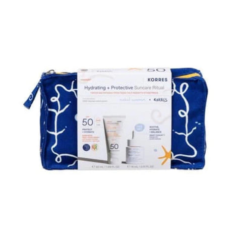 Korres Hydrating & Protective Suncare Ritual Γιαούρτι Αντηλιακή Κρέμα Προσώπου & Ματιων SPF50