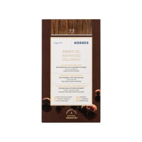 Korres Μόνιμη Βαφή Μαλλιών 7.7 Μόκα/ Mocha