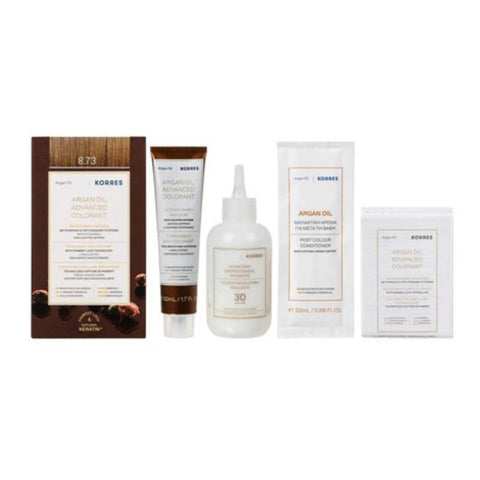 Korres Μόνιμη Βαφή Μαλλιών 8.73 Χρυσή Kαραμέλα/ Golden Caramel